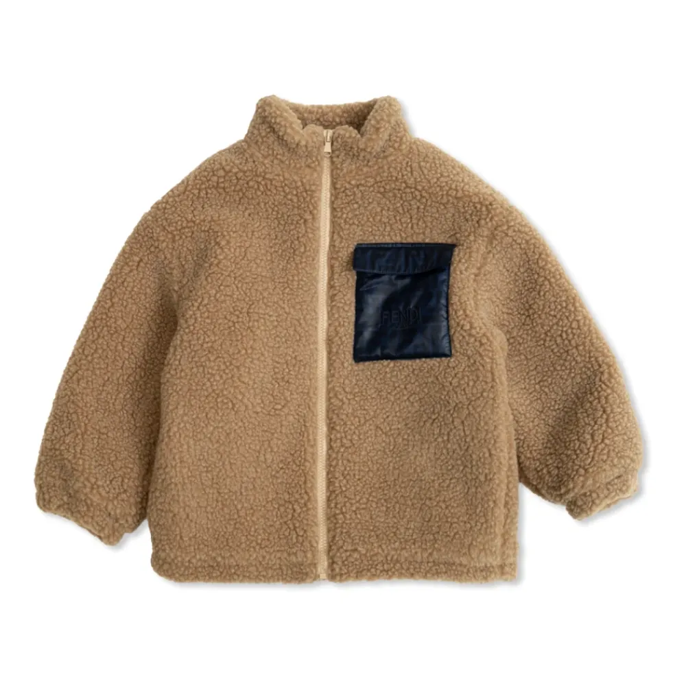 Jakker^Fendi Teddy Bear Jakke Beige