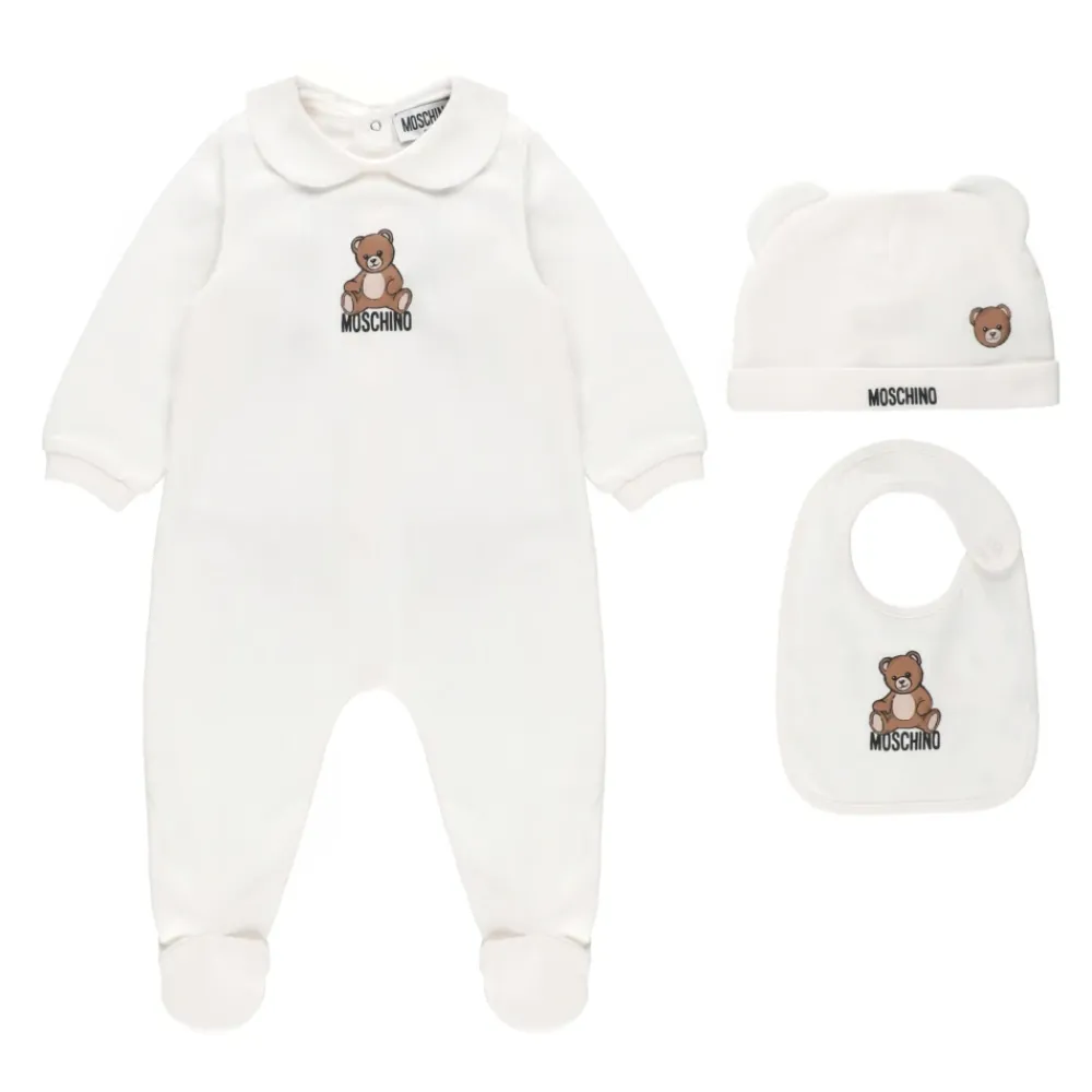 Bodystocking & Sæt^Moschino Teddy Bear Kjolesæt Hvid