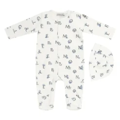 Bodystocking & Sæt^Moncler Teddy Bear Logo Print Cotton Set Multifarvet