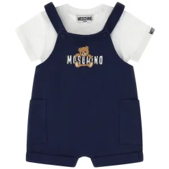 Bodystocking & Sæt<Moschino Teddy Bear T-shirt og Overalls Sæt Multifarvet