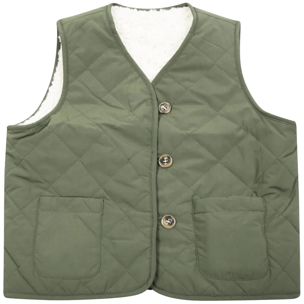 Jakker<Molo Teddy Gilet Vest Grøn