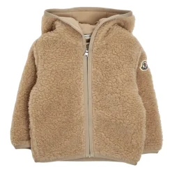 Jakker^Moncler Teddy Zip-Up Hoodie Brun