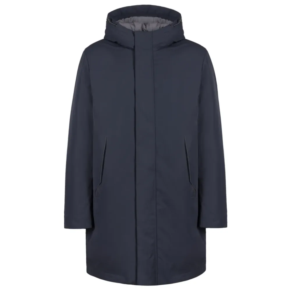 Frakker<People of Shibuya Teknisk parka med Primaloft-isolering Blå