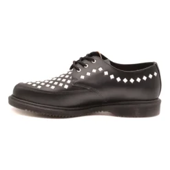 Snøresko^Dr. Martens Tekstprint Brown Derby Sko Sort