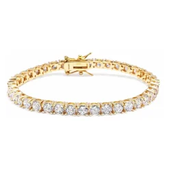 Smykker<Nialaya Tennis Bracelet in Gold Gul