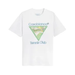 T-Shirts^Casablanca Tennis Club Icon T-shirt Hvid
