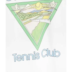 T-Shirts^Casablanca Tennis Club Icon T-shirt Hvid