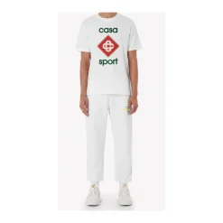 T-Shirts & Toppe^Casablanca Tennis Club Logo Crew-neck T-shirt Hvid