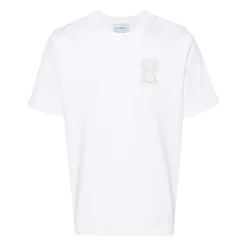 T-Shirts<Casablanca Tennis Pastelle T-Shirt Hvid