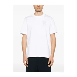T-Shirts<Casablanca Tennis Pastelle T-Shirt Hvid