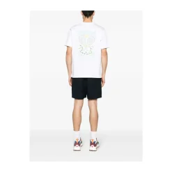 T-Shirts<Casablanca Tennis Pastelle T-Shirt Hvid