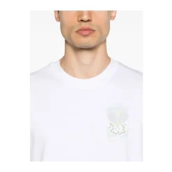 T-Shirts<Casablanca Tennis Pastelle T-Shirt Hvid