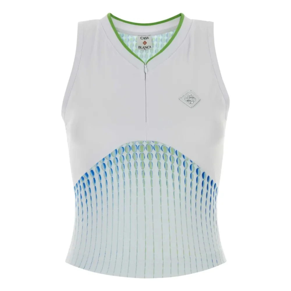 T-Shirts & Toppe^Casablanca Tennis Printet Racer Top Multifarvet