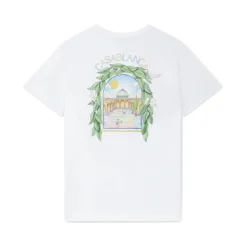 T-Shirts<Casablanca Tennisbue T-shirt Hvid