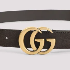 Bælter^Gucci Testa di Moro Ruskind Kalvelæder Bælte Brun