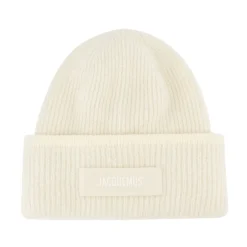 Huer & Kasketter^Jacquemus The Gros Grain Beanie Hvid