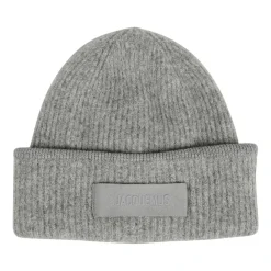 Huer & Kasketter<Jacquemus The Gros Grain Beanie Grå