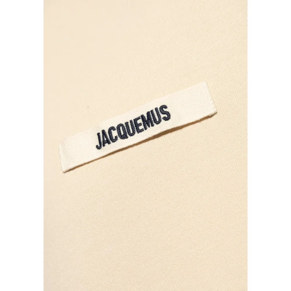 Trøjer|Sweatshirts^Jacquemus The Gros Grain sweatshirt Beige