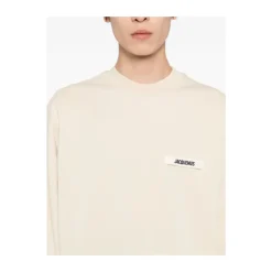 Trøjer|Sweatshirts^Jacquemus The Gros Grain sweatshirt Beige