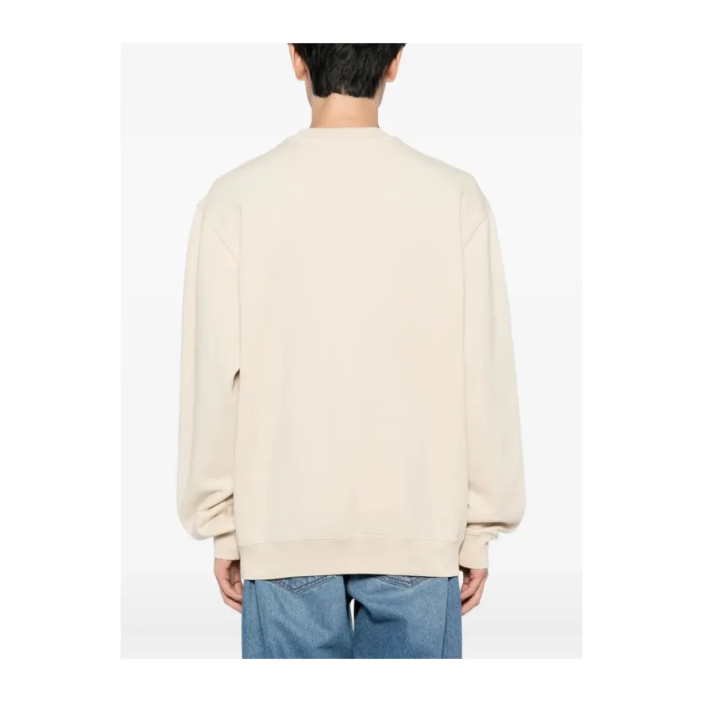 Trøjer|Sweatshirts^Jacquemus The Gros Grain sweatshirt Beige