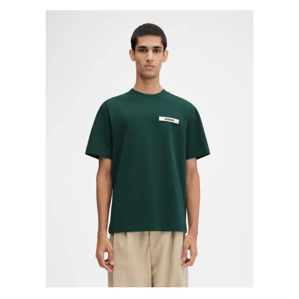 T-Shirts^Jacquemus The Gros Grain T-Shirt Grøn