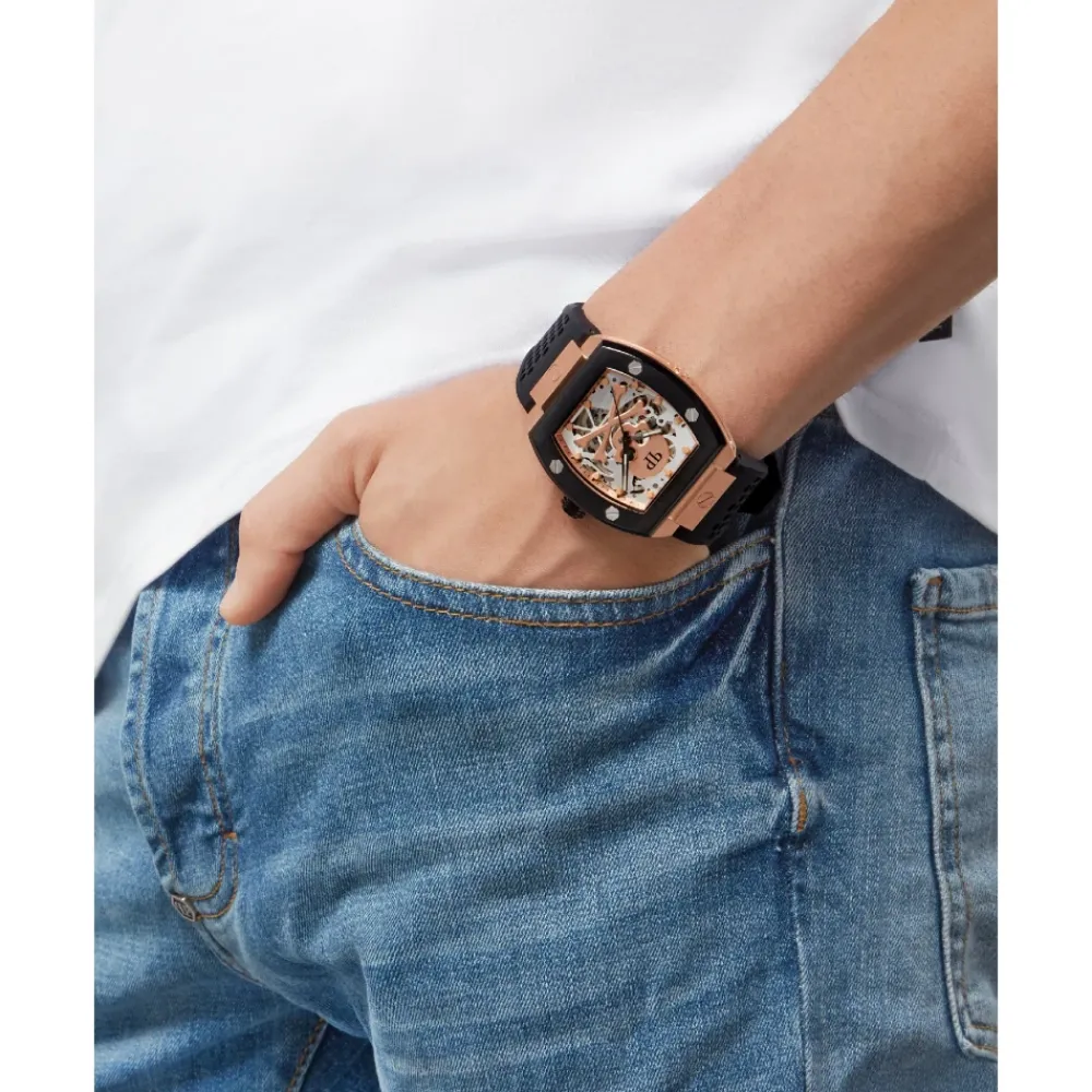 Ure^Philipp Plein The $keleton Gold Rush Gul