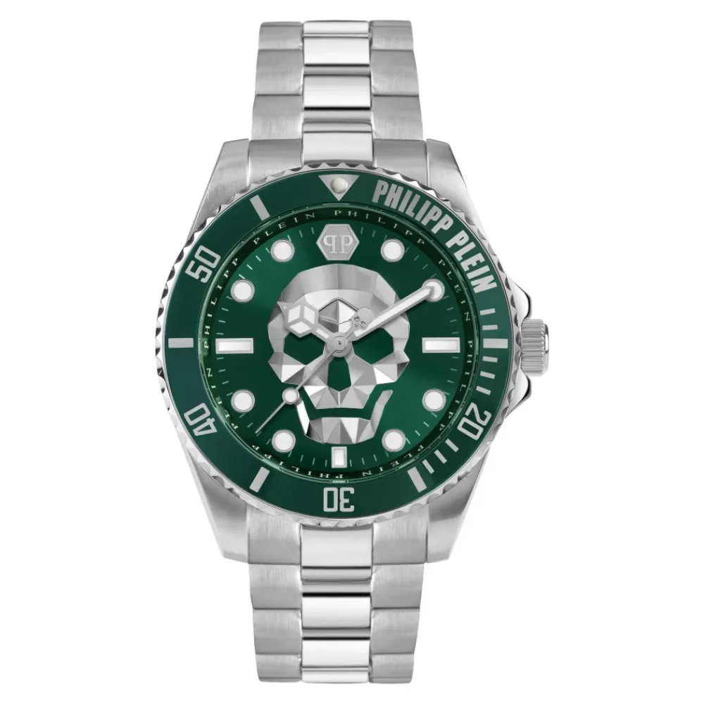 Ure<Philipp Plein The $kull Diver Grøn