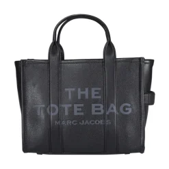 Indkøbstasker<Marc Jacobs The Leather Medium Tote Bag Sort