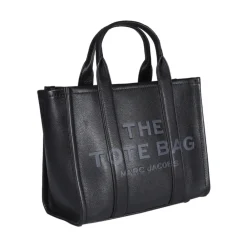 Indkøbstasker<Marc Jacobs The Leather Medium Tote Bag Sort