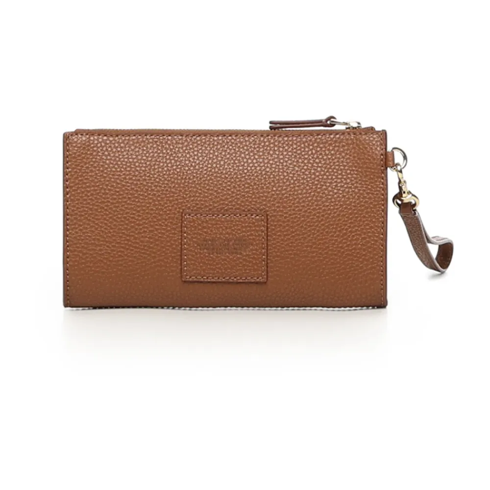 Clutch^Marc Jacobs The Leather Pouch Brun