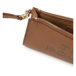Clutch^Marc Jacobs The Leather Pouch Brun