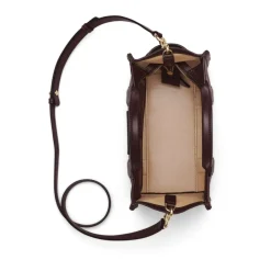 Indkøbstasker<Marc Jacobs The Leather Small Tote Bag Brun