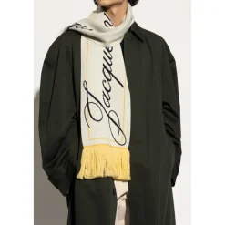 Halstørklæder Og Tørklæder^Jacquemus The Liga Scarf Hvid
