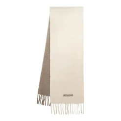 Tørklæder<Jacquemus The Moisson Scarf Beige