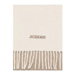 Tørklæder<Jacquemus The Moisson Scarf Beige