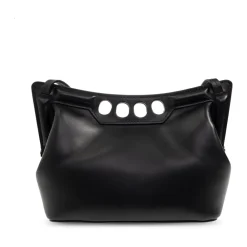 Bæltetasker^Alexander McQueen ‘The Peak Mini’ skuldertaske Sort