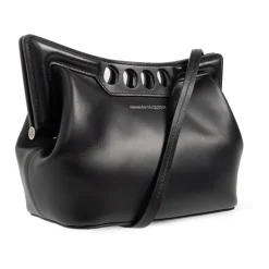Bæltetasker^Alexander McQueen ‘The Peak Mini’ skuldertaske Sort