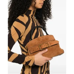 Håndtasker<Marc Jacobs The Satchel Lille Læder Skuldertaske Brun