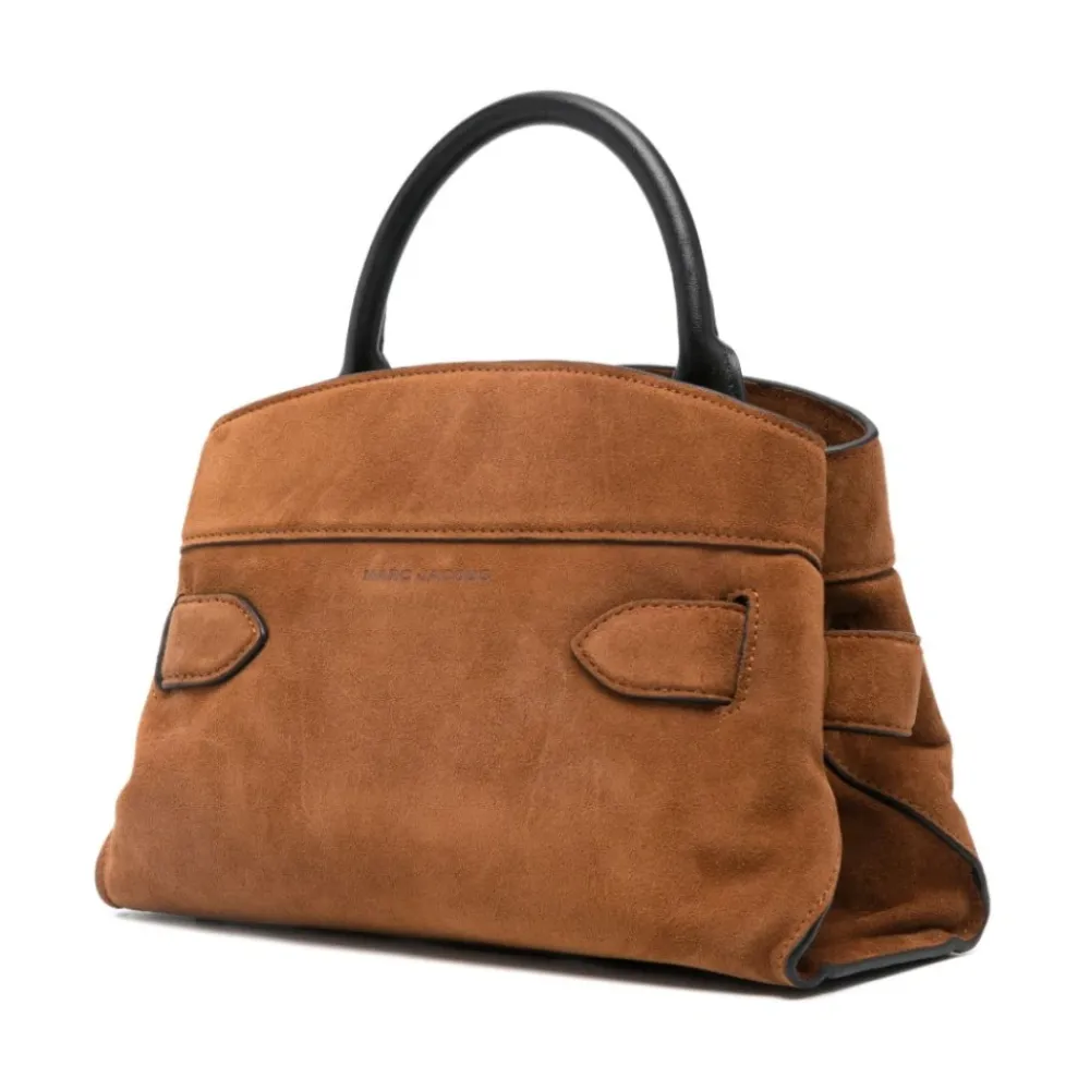 Håndtasker<Marc Jacobs The Satchel Lille Læder Skuldertaske Brun