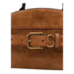 Håndtasker<Marc Jacobs The Satchel Lille Læder Skuldertaske Brun