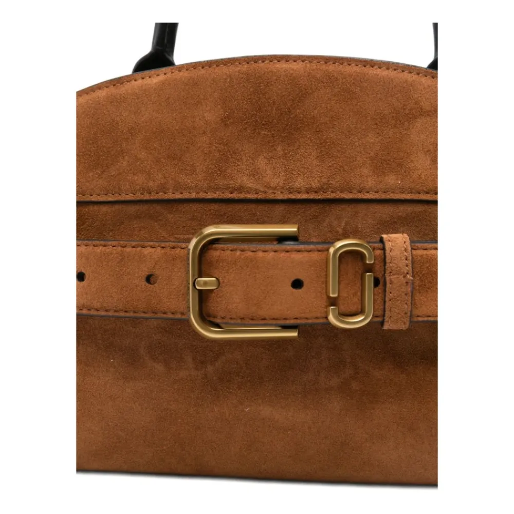 Håndtasker<Marc Jacobs The Satchel Lille Læder Skuldertaske Brun