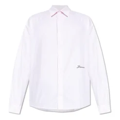 Skjorter<Jacquemus The Simon Long-Sleeve Shirt Pink