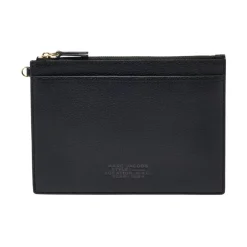 Clutch<Marc Jacobs The Small Wristlet Leather Clutch Sort