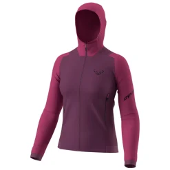 Træningsjakker^DYNAFIT Therm Hooded Jacket i Blacklight Style Lilla