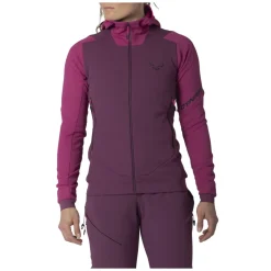 Træningsjakker^DYNAFIT Therm Hooded Jacket i Blacklight Style Lilla