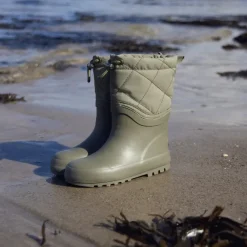 Gummistøvler<Wheat Thermo Snowboot Drizzle - Dry Leaves Grøn