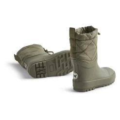 Gummistøvler<Wheat Thermo Snowboot Drizzle - Dry Leaves Grøn