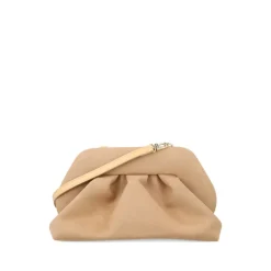 Clutch<THEMOIRè Tia Suede Clutch Beige
