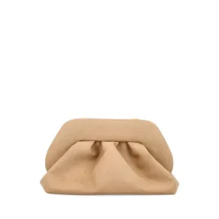 Clutch<THEMOIRè Tia Suede Clutch Beige