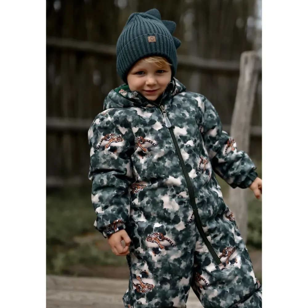 Overtøj<Mikk-Line Tiger Print Sne Dragt - Duffel Taske Grøn